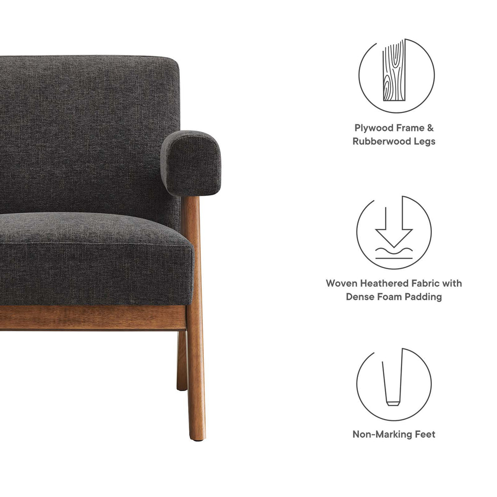 Lyra Fabric Armchair By Modway - EEI-6503 | Armchairs | Modishstore - 6