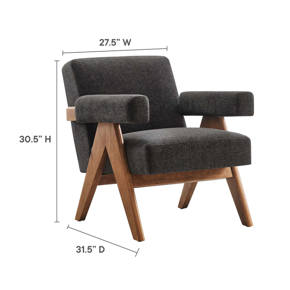 Lyra Fabric Armchair By Modway - EEI-6503 | Armchairs | Modishstore - 7