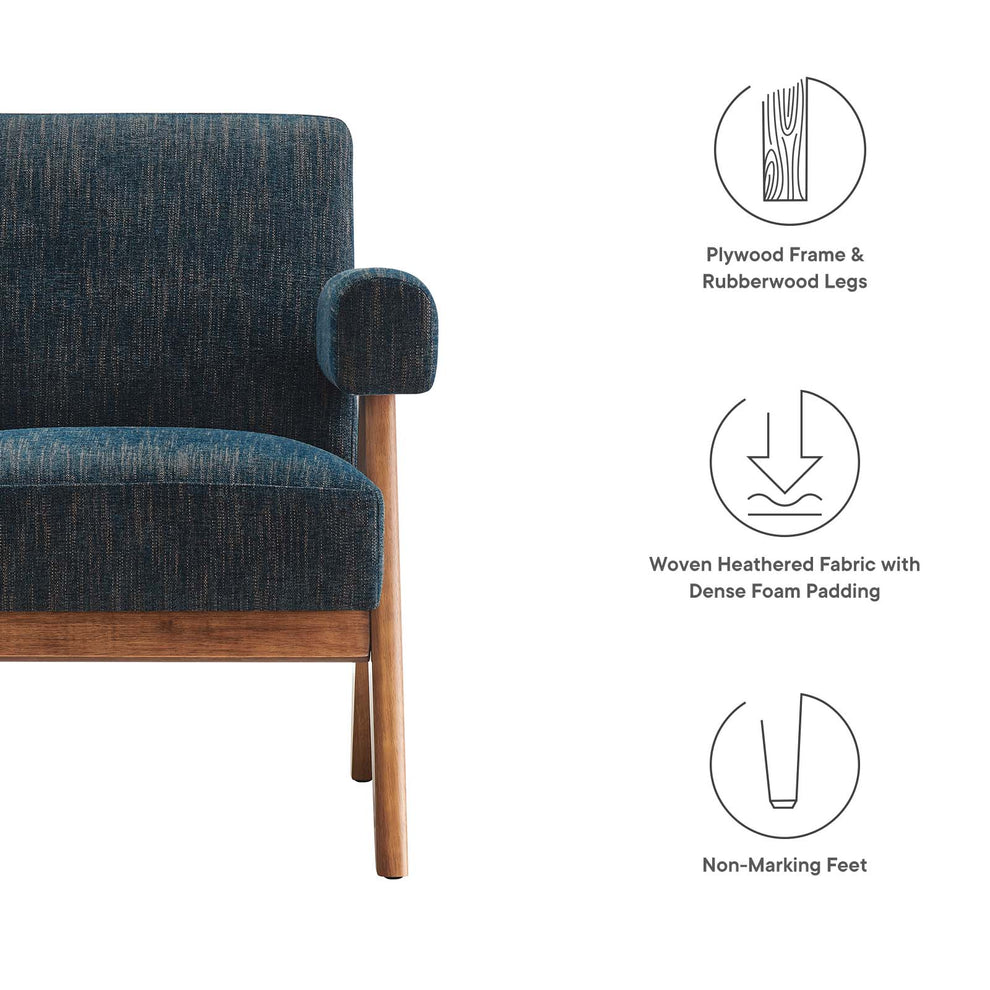 Lyra Fabric Armchair By Modway - EEI-6503 | Armchairs | Modishstore - 14