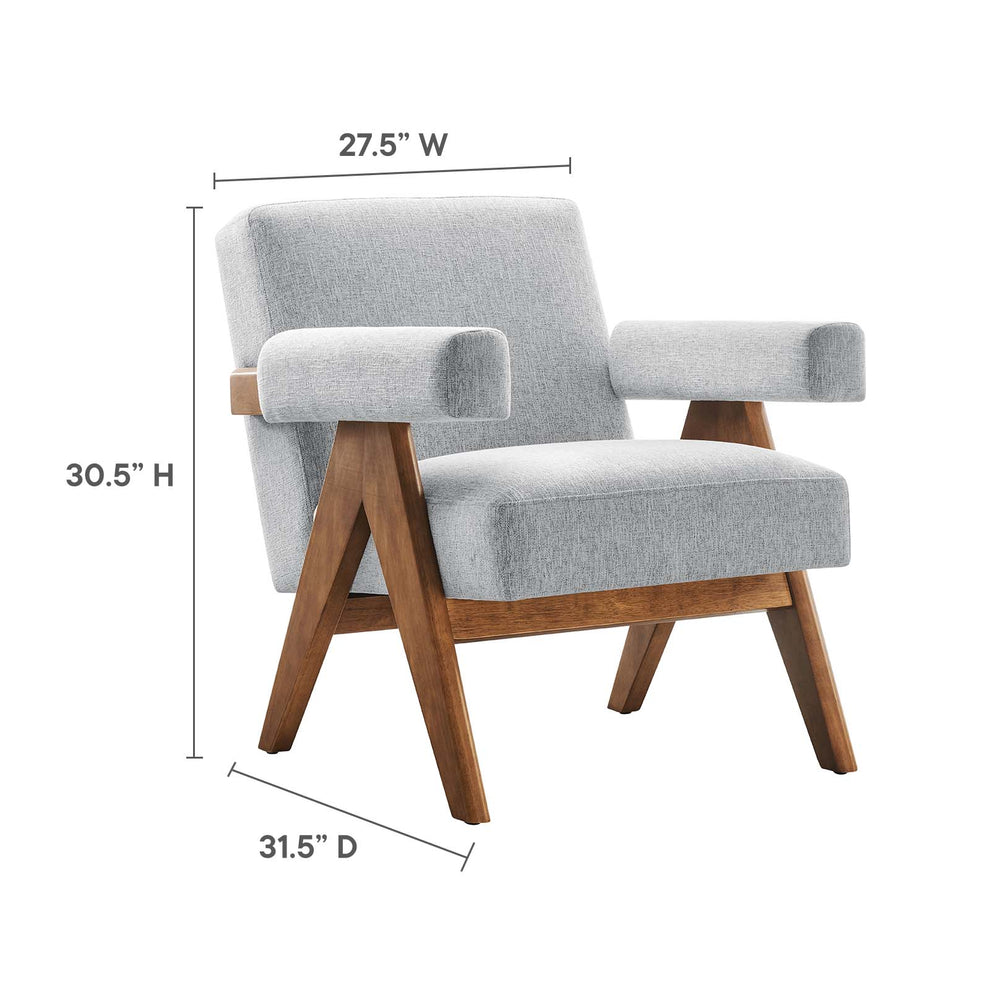 Lyra Fabric Armchair By Modway - EEI-6503 | Armchairs | Modishstore - 31