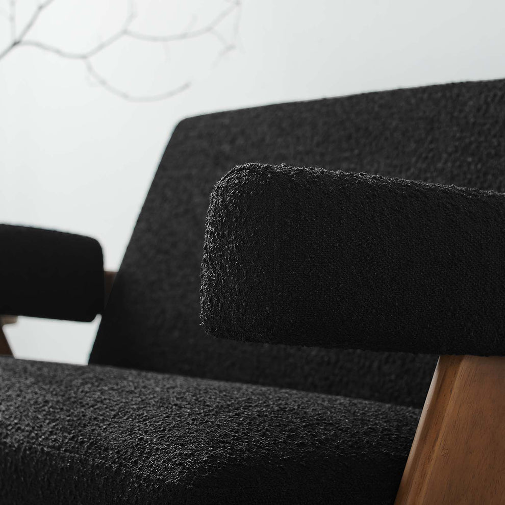 Lyra Boucle Fabric Loveseat By Modway - EEI-6504 | Loveseats | Modishstore - 8