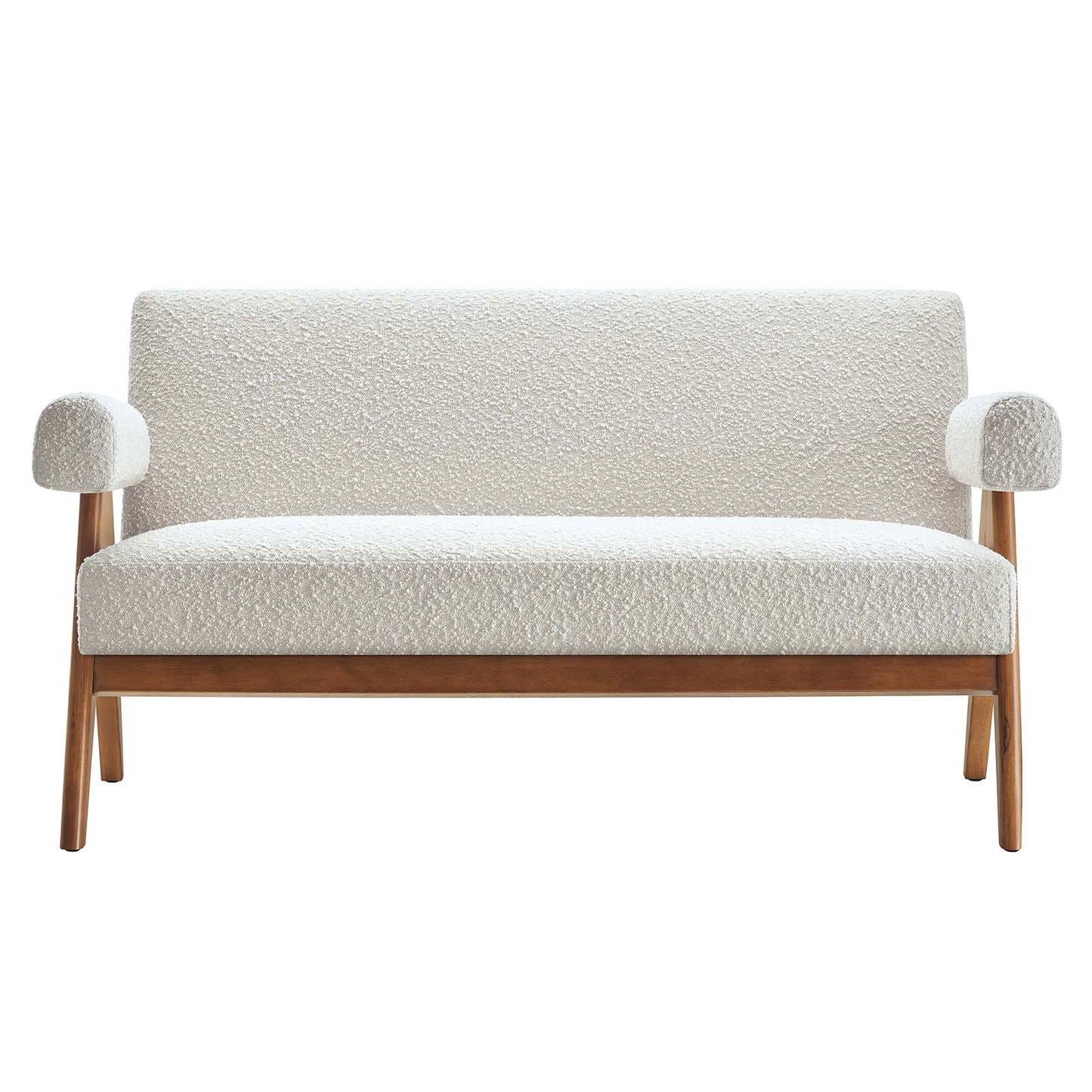 Lyra Boucle Fabric Loveseat By Modway - EEI-6504 | Loveseats | Modishstore - 12