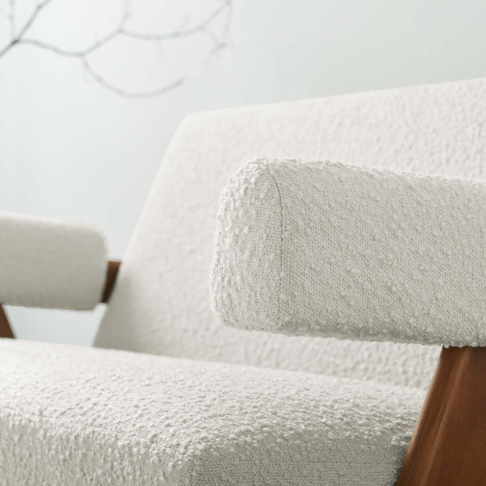 Lyra Boucle Fabric Loveseat By Modway - EEI-6504 | Loveseats | Modishstore - 16