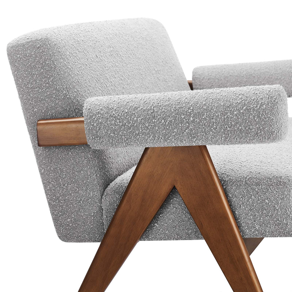 Lyra Boucle Fabric Loveseat By Modway - EEI-6504 | Loveseats | Modishstore - 21