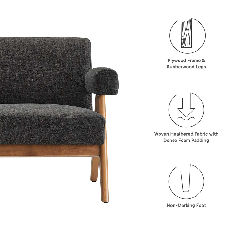 Lyra Fabric Loveseat By Modway - EEI-6505 | Loveseats | Modishstore - 6