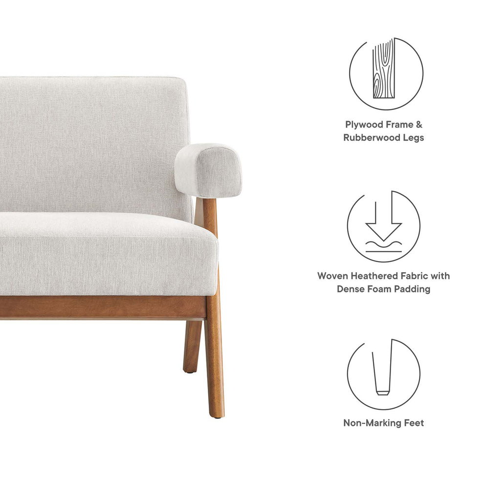 Lyra Fabric Loveseat By Modway - EEI-6505 | Loveseats | Modishstore - 22