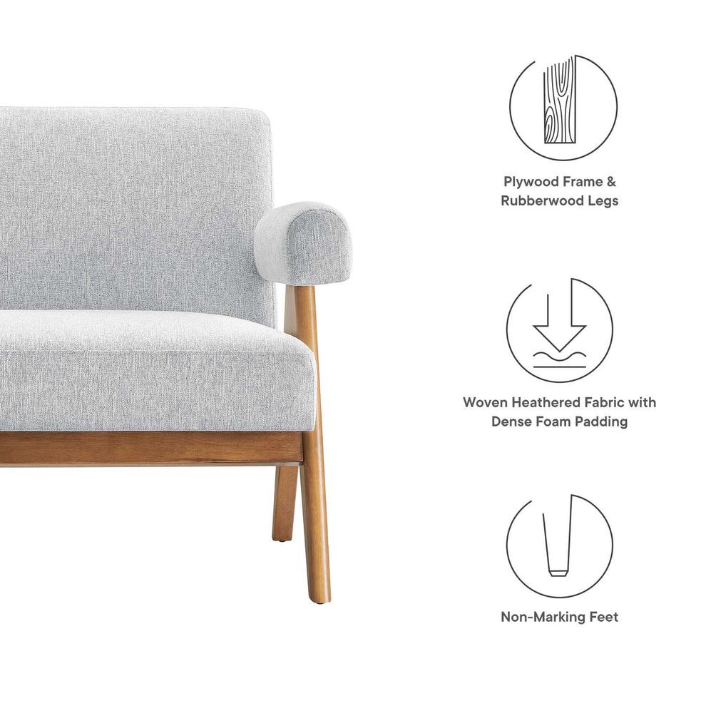 Lyra Fabric Loveseat By Modway - EEI-6505 | Loveseats | Modishstore - 30