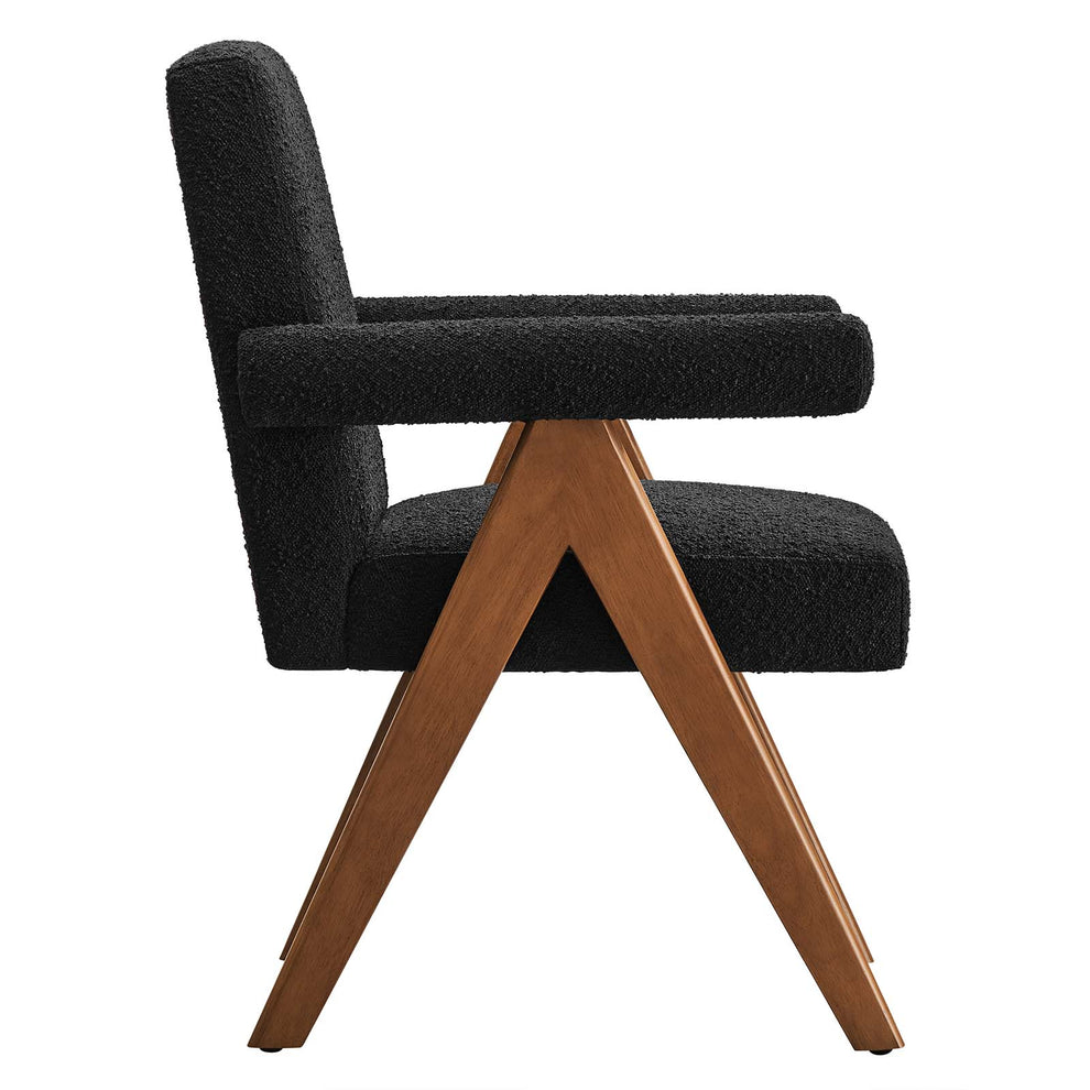 Lyra Boucle Fabric Dining Room Chair - Set of 2 By Modway - EEI-6506 | Dining Chairs | Modishstore - 4