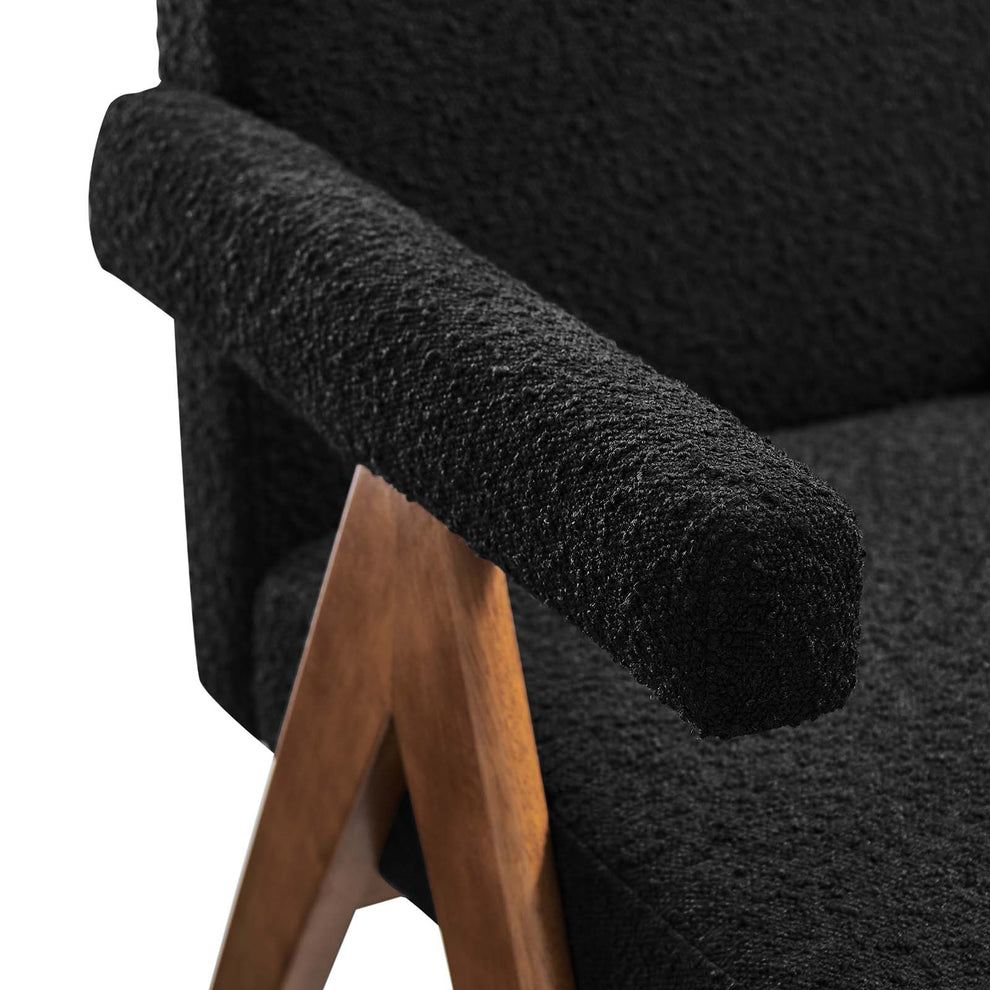 Lyra Boucle Fabric Dining Room Chair - Set of 2 By Modway - EEI-6506 | Dining Chairs | Modishstore - 7