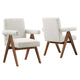 Lyra Boucle Fabric Dining Room Chair - Set of 2 By Modway - EEI-6506 | Dining Chairs | Modway - 10