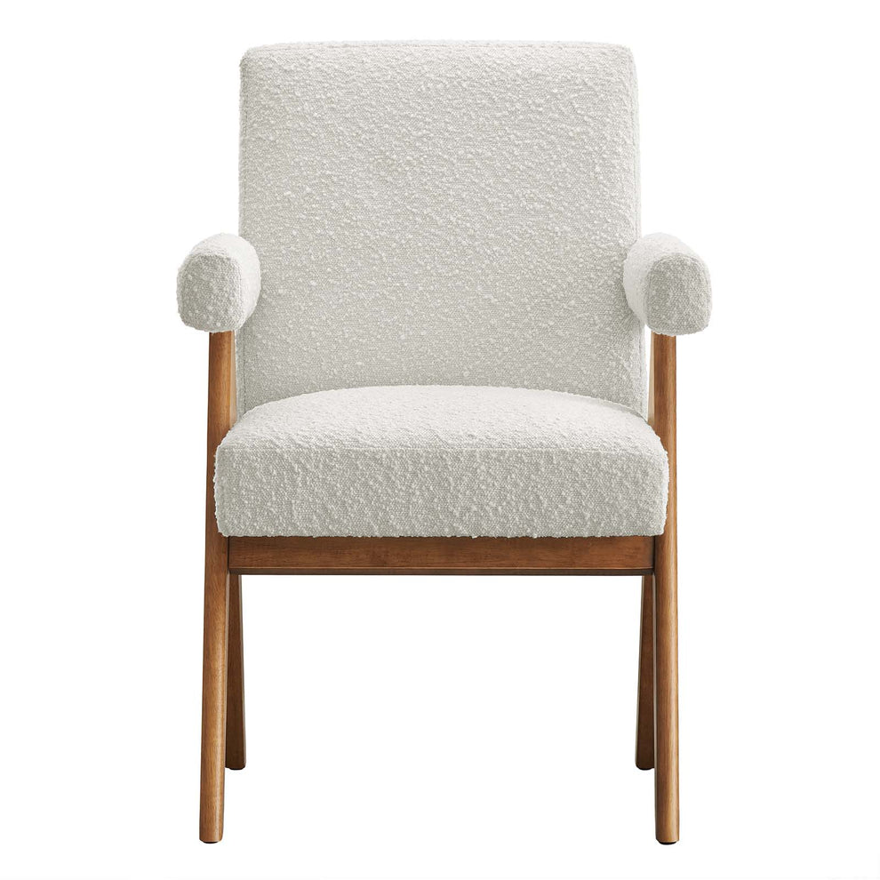 Lyra Boucle Fabric Dining Room Chair - Set of 2 By Modway - EEI-6506 | Dining Chairs | Modishstore - 15