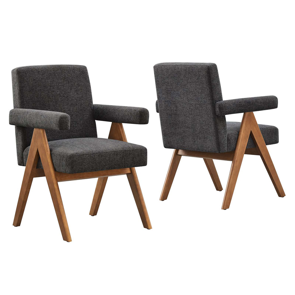 Lyra Fabric Dining Room Chair - Set of 2 By Modway - EEI-6507 | Dining Chairs | Modishstore - 2