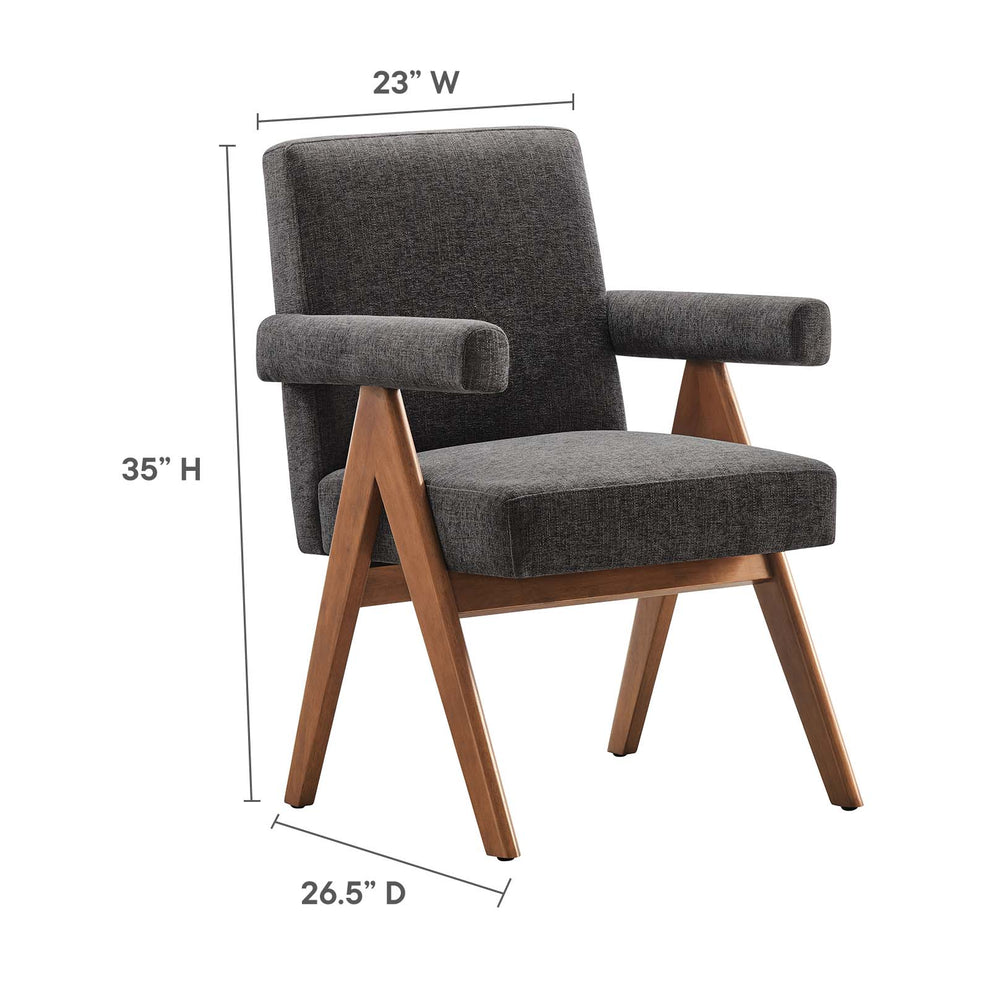Lyra Fabric Dining Room Chair - Set of 2 By Modway - EEI-6507 | Dining Chairs | Modishstore - 9
