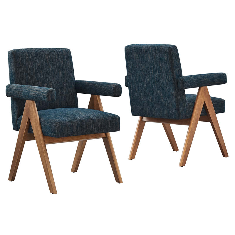 Lyra Fabric Dining Room Chair - Set of 2 By Modway - EEI-6507 | Dining Chairs | Modway - 10