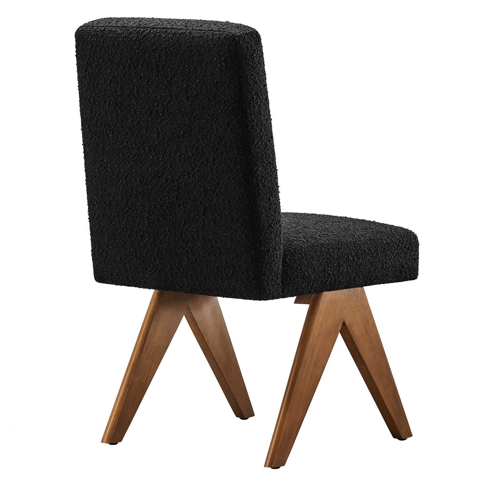 Lyra Boucle Fabric Dining Room Side Chair - Set of 2 By Modway - EEI-6508 | Dining Chairs | Modishstore - 4