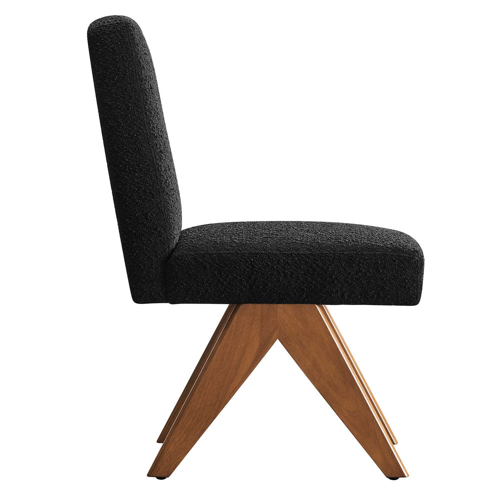 Lyra Boucle Fabric Dining Room Side Chair - Set of 2 By Modway - EEI-6508 | Dining Chairs | Modishstore - 5