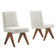 Lyra Boucle Fabric Dining Room Side Chair - Set of 2 By Modway - EEI-6508 | Dining Chairs | Modway - 10