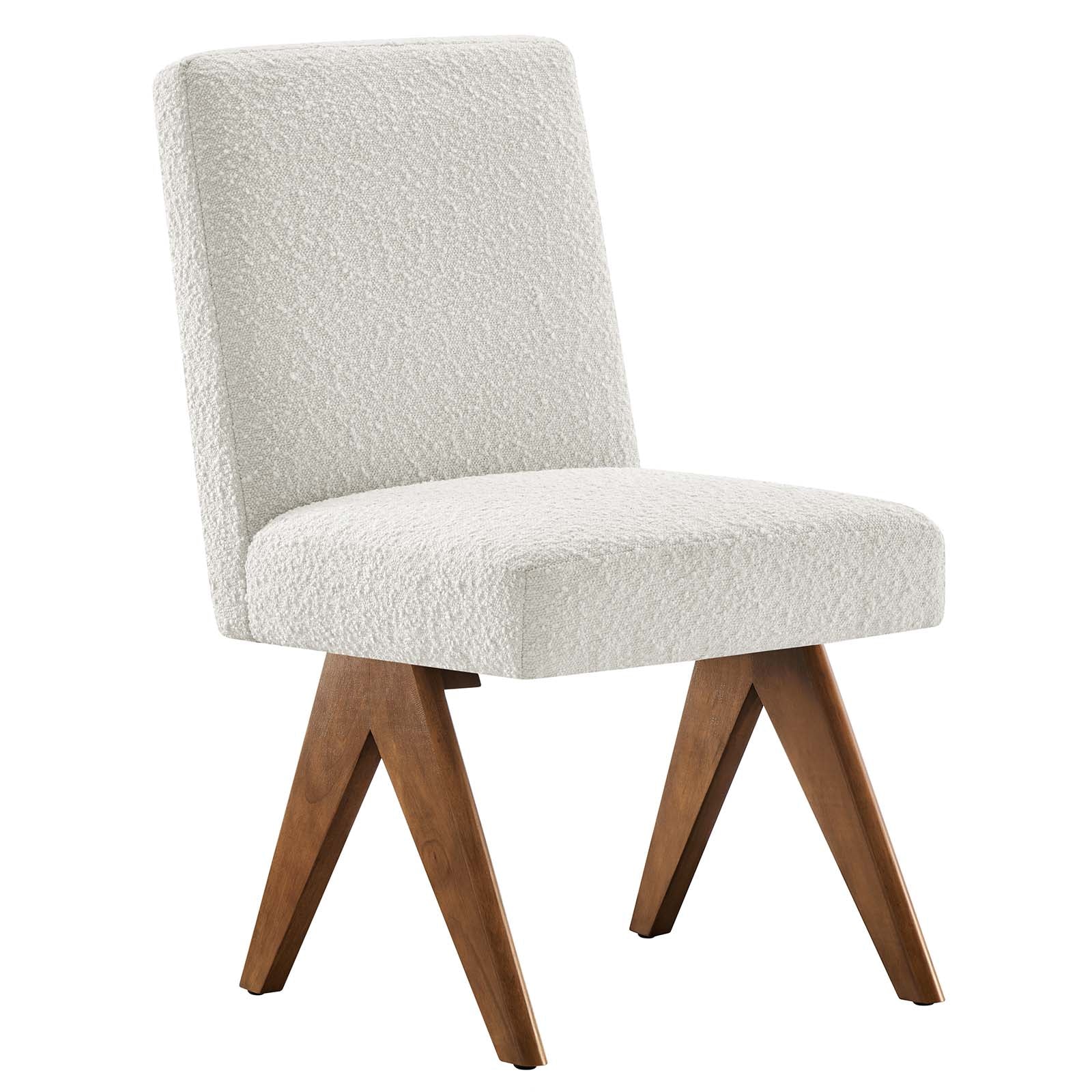 Lyra Boucle Fabric Dining Room Side Chair - Set of 2 By Modway - EEI-6508 | Dining Chairs | Modway - 12