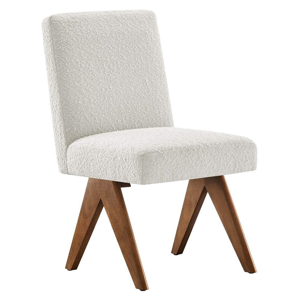 Lyra Boucle Fabric Dining Room Side Chair - Set of 2 By Modway - EEI-6508 | Dining Chairs | Modishstore - 12