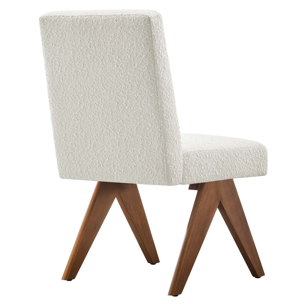 Lyra Boucle Fabric Dining Room Side Chair - Set of 2 By Modway - EEI-6508 | Dining Chairs | Modishstore - 13
