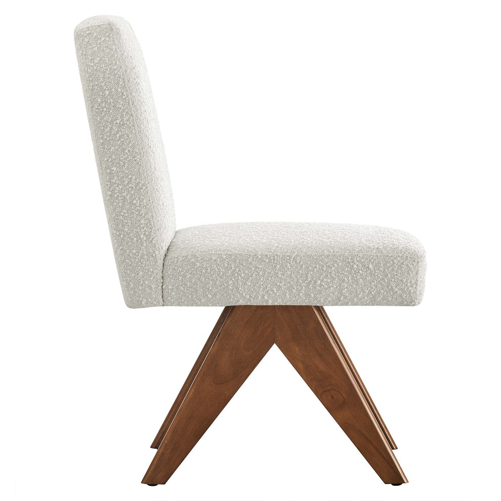Lyra Boucle Fabric Dining Room Side Chair - Set of 2 By Modway - EEI-6508 | Dining Chairs | Modishstore - 14