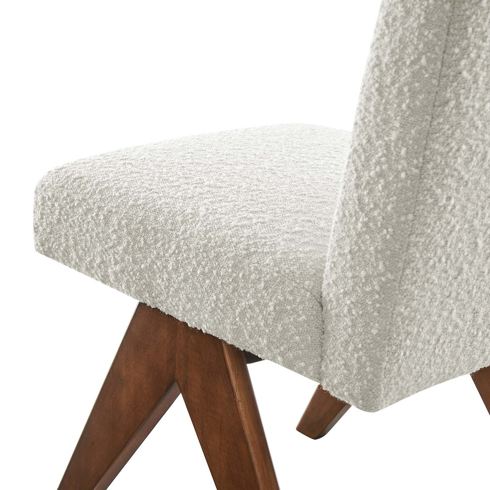 Lyra Boucle Fabric Dining Room Side Chair - Set of 2 By Modway - EEI-6508 | Dining Chairs | Modishstore - 16