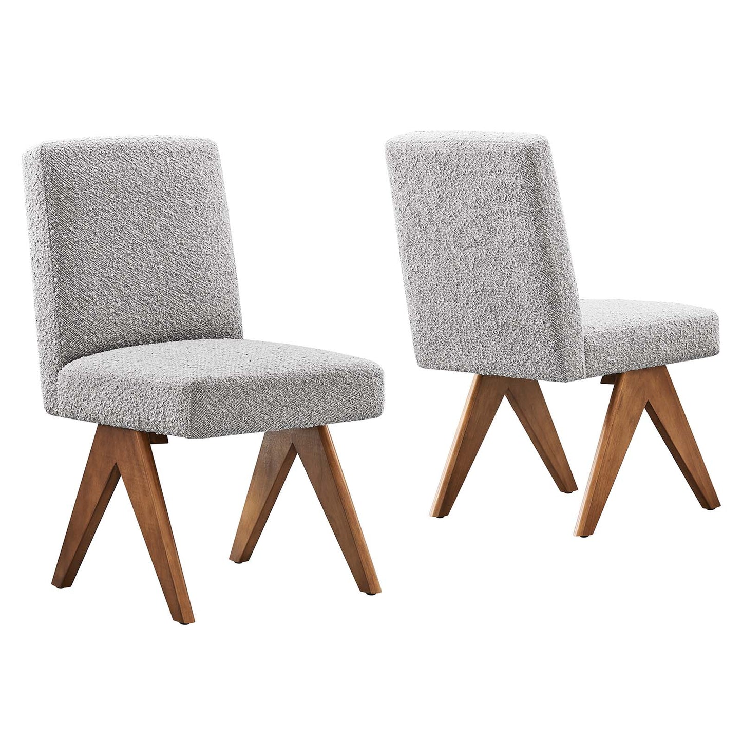 Lyra Boucle Fabric Dining Room Side Chair - Set of 2 By Modway - EEI-6508 | Dining Chairs | Modway - 19