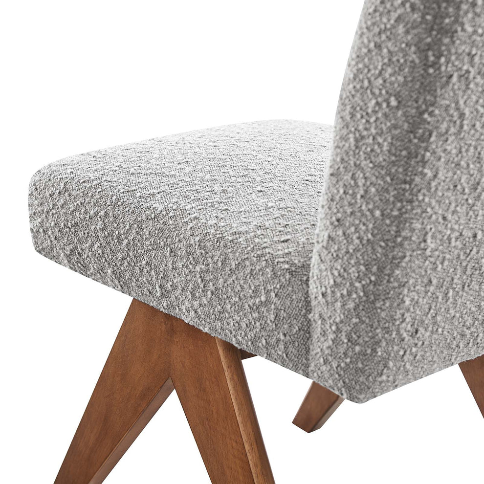 Lyra Boucle Fabric Dining Room Side Chair - Set of 2 By Modway - EEI-6508 | Dining Chairs | Modishstore - 25