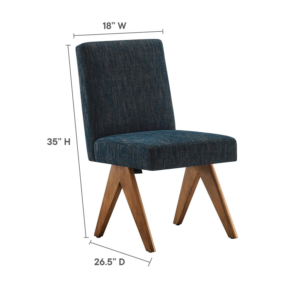 Lyra Fabric Dining Room Side Chair - Set of 2 By Modway - EEI-6509 | Dining Chairs | Modishstore - 18
