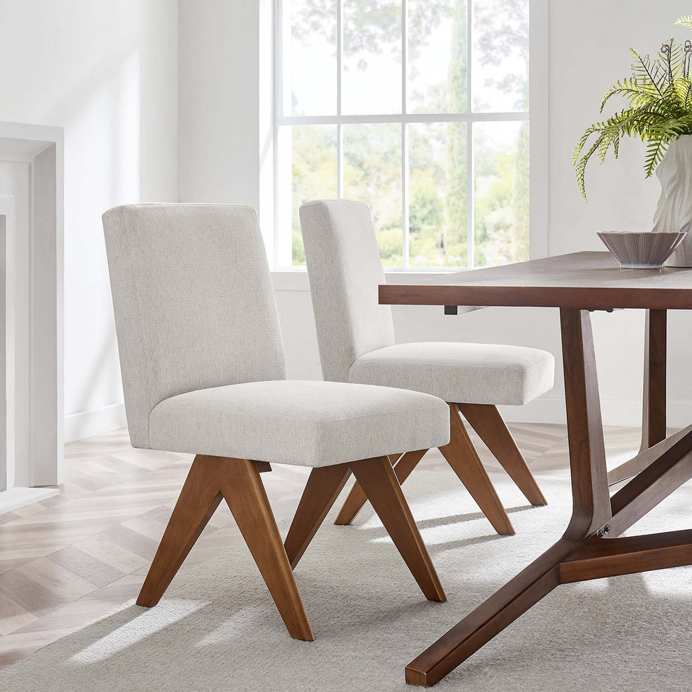 Lyra Fabric Dining Room Side Chair - Set of 2 By Modway - EEI-6509 | Dining Chairs | Modishstore - 20