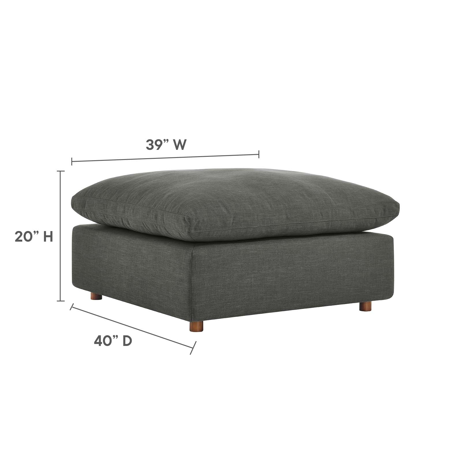 Commix Down Filled Overstuffed Sectional Sofa By Modway - EEI-6510 | Sectional | Modishstore - 39