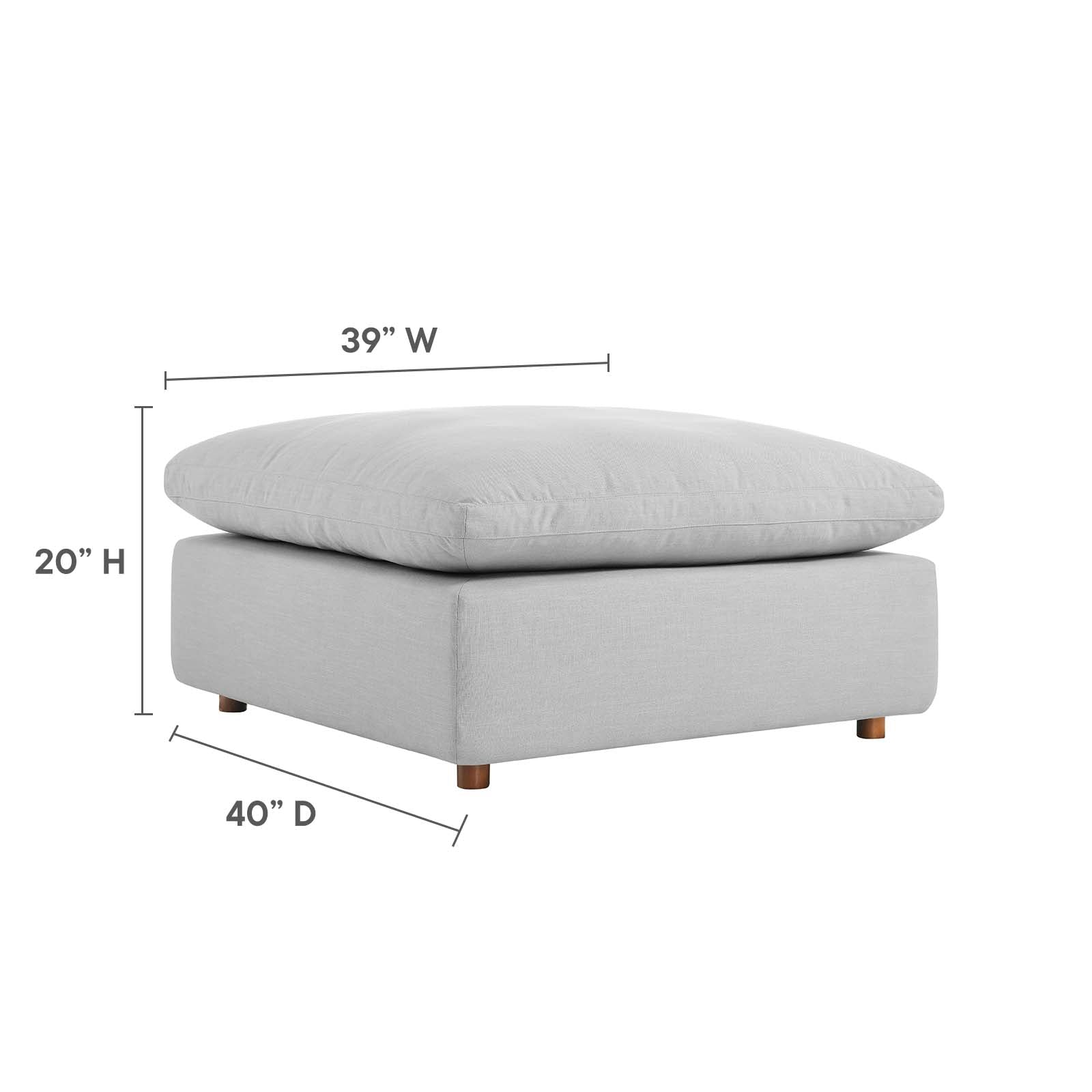 Commix Down Filled Overstuffed Sectional Sofa By Modway - EEI-6510 | Sectional | Modishstore - 67