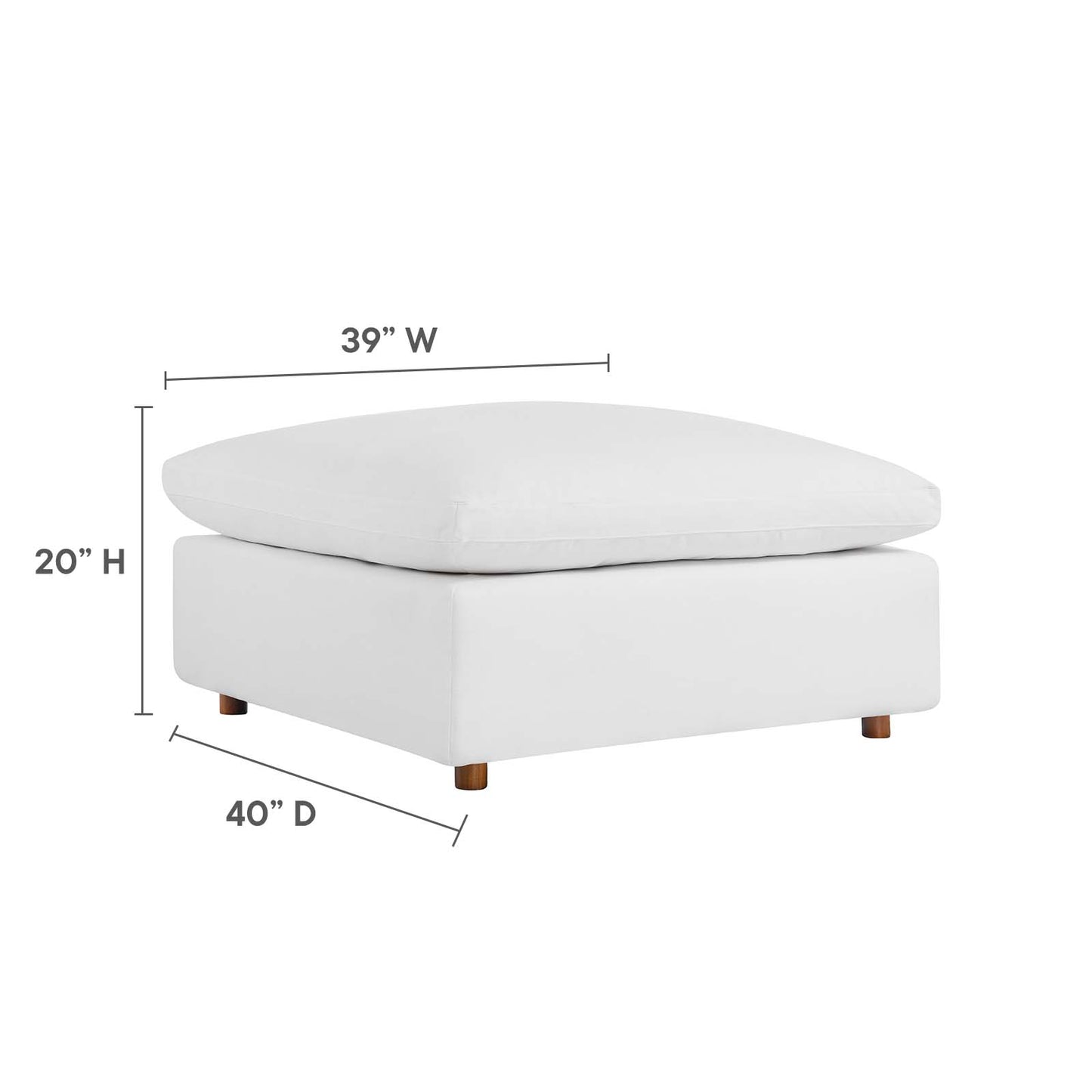 Commix Down Filled Overstuffed Sectional Sofa By Modway - EEI-6510 | Sectional | Modishstore - 81