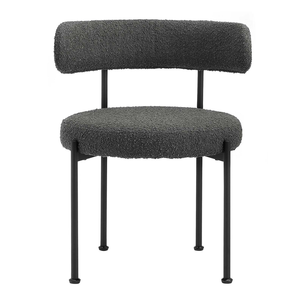 Albie Boucle Fabric Dining Chairs - Set of 2 By Modway - EEI-6516 | Dining Chairs | Modishstore - 4