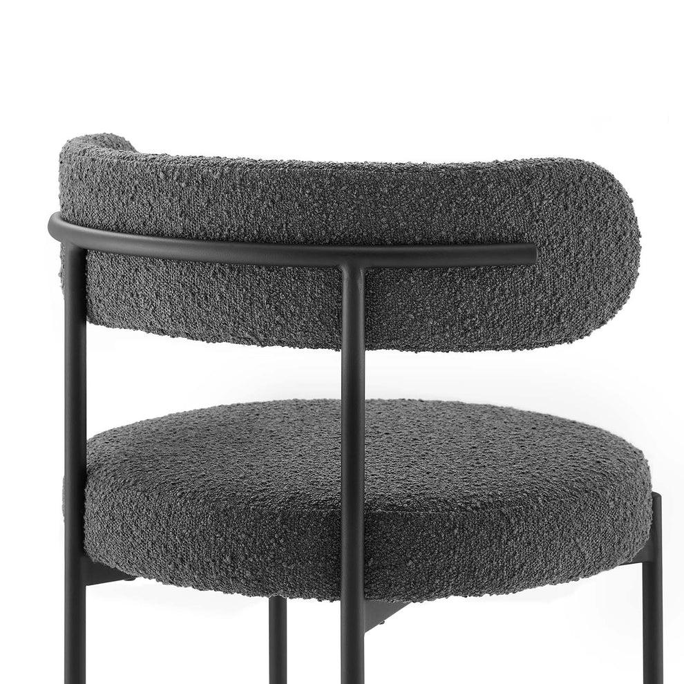 Albie Boucle Fabric Dining Chairs - Set of 2 By Modway - EEI-6516 | Dining Chairs | Modishstore - 5