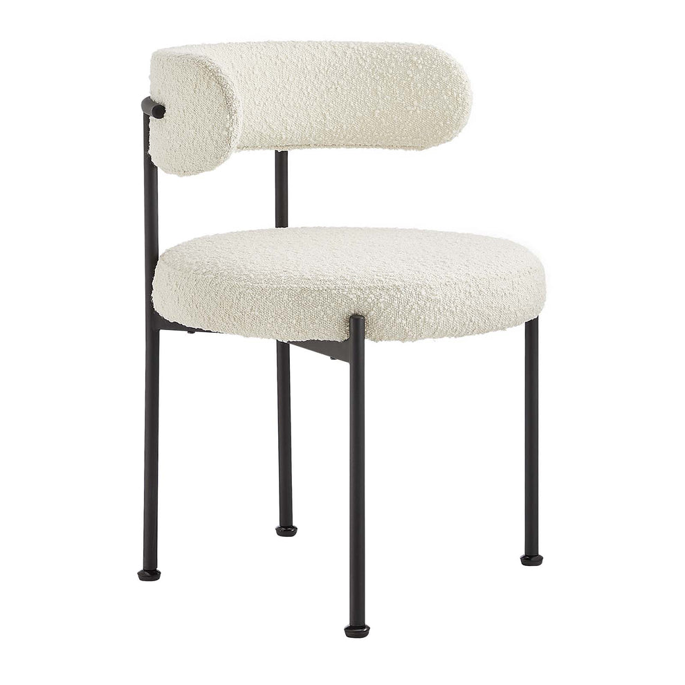 Albie Boucle Fabric Dining Chairs - Set of 2 By Modway - EEI-6516 | Dining Chairs | Modishstore - 9