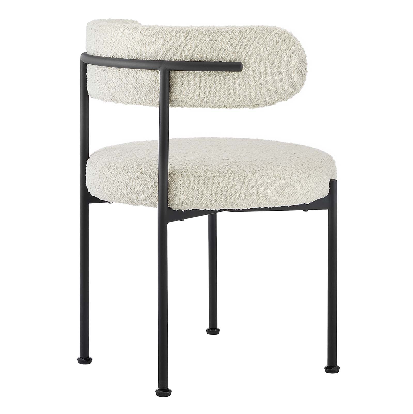 Albie Boucle Fabric Dining Chairs - Set of 2 By Modway - EEI-6516 | Dining Chairs | Modway - 11