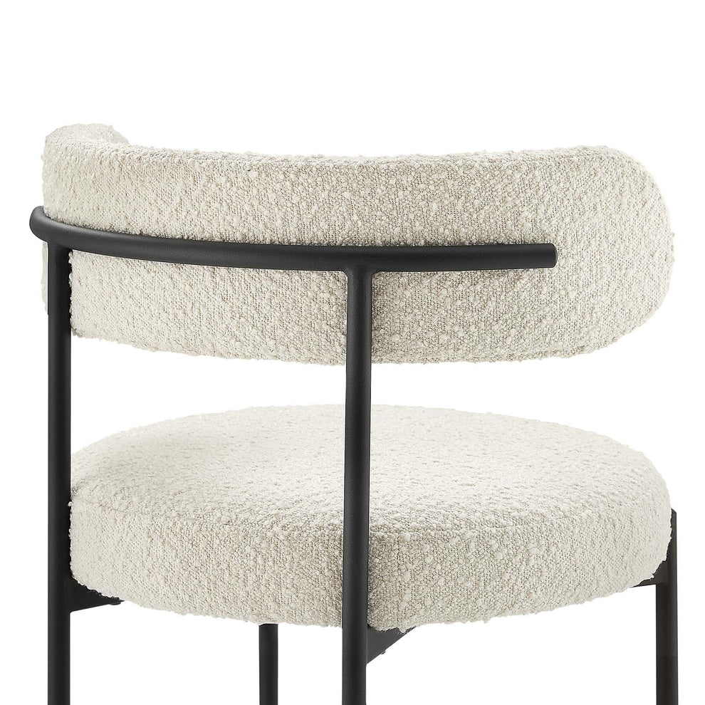 Albie Boucle Fabric Dining Chairs - Set of 2 By Modway - EEI-6516 | Dining Chairs | Modishstore - 13