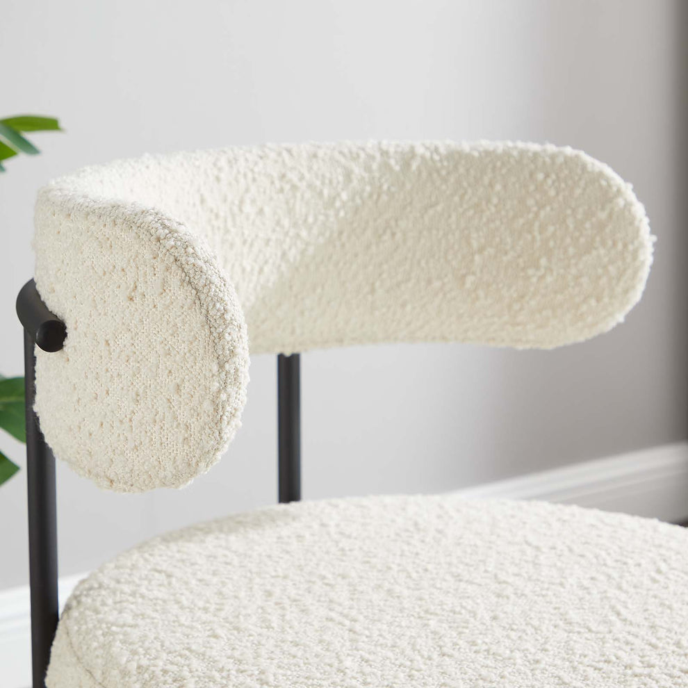 Albie Boucle Fabric Dining Chairs - Set of 2 By Modway - EEI-6516 | Dining Chairs | Modishstore - 16