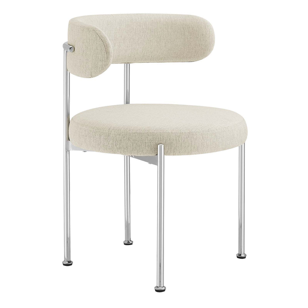 Albie Fabric Dining Chairs - Set of 2 By Modway - EEI-6517 | Dining Chairs | Modishstore - 1