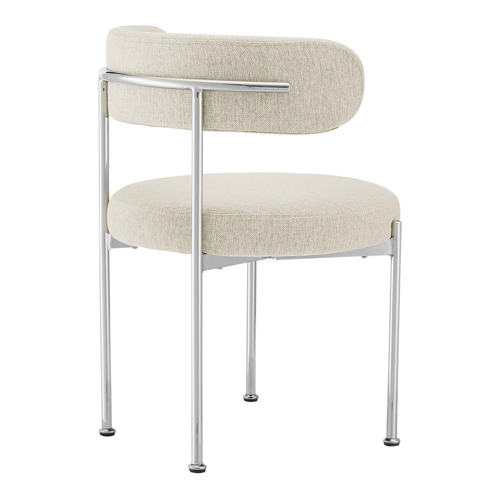 Albie Fabric Dining Chairs - Set of 2 By Modway - EEI-6517 | Dining Chairs | Modishstore - 3