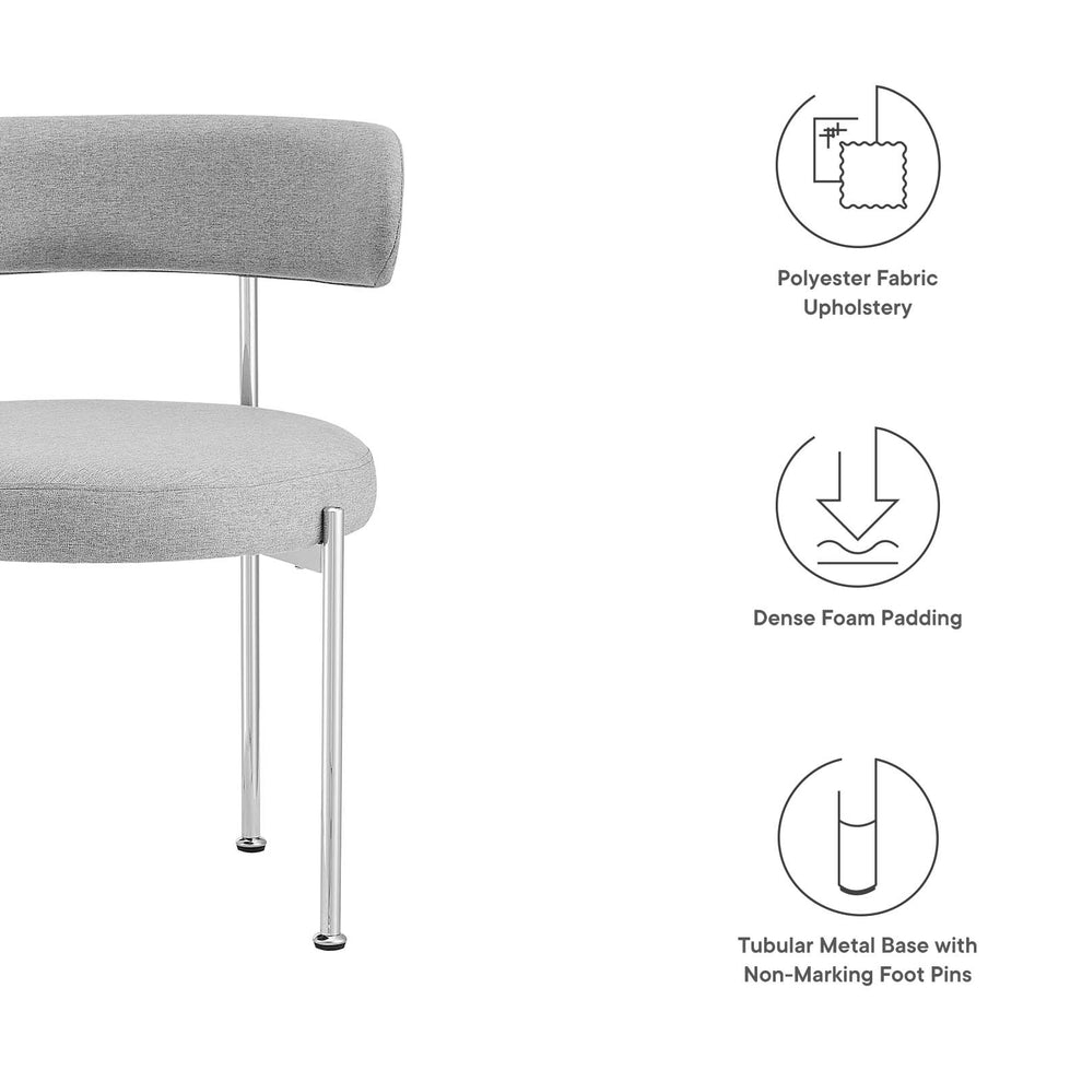 Albie Fabric Dining Chairs - Set of 2 By Modway - EEI-6517 | Dining Chairs | Modishstore - 14