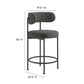 Albie Boucle Fabric Counter Stools - Set of 2 By Modway - EEI-6518 | Counter Stools | Modishstore - 7