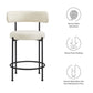 Albie Boucle Fabric Counter Stools - Set of 2 By Modway - EEI-6518 | Counter Stools | Modishstore - 14