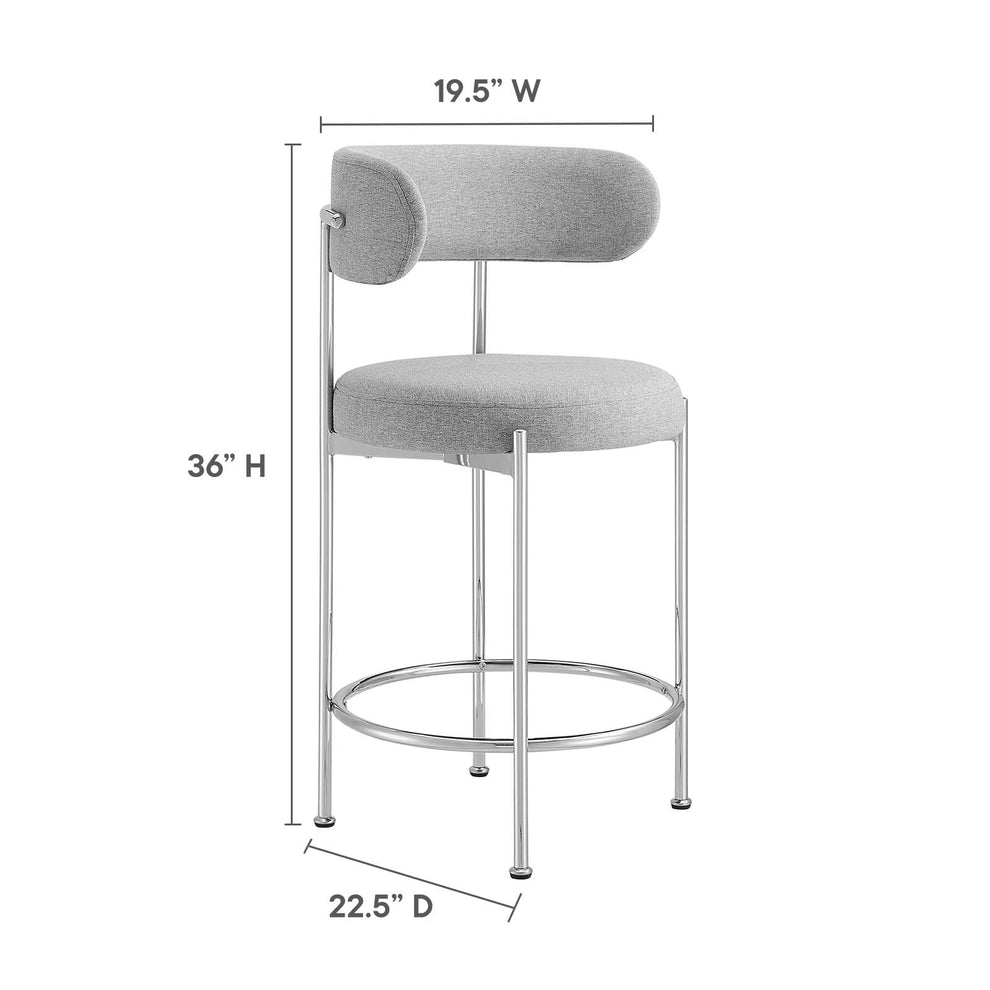 Albie Fabric Counter Stools - Set of 2 By Modway - EEI-6519 | Counter Stools | Modishstore - 15