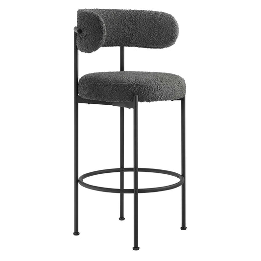 Albie Boucle Fabric Bar Stools - Set of 2 By Modway - EEI-6520 | Bar Stools | Modway