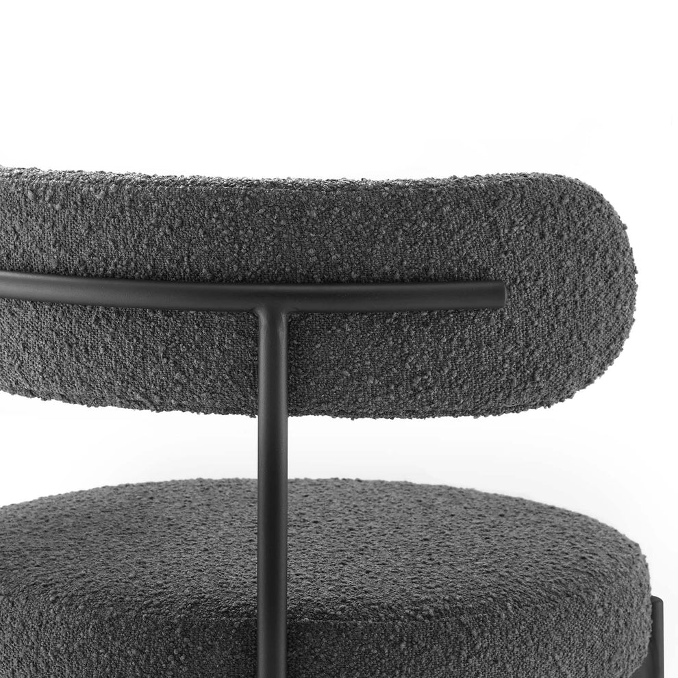Albie Boucle Fabric Bar Stools - Set of 2 By Modway - EEI-6520 | Bar Stools | Modishstore - 5