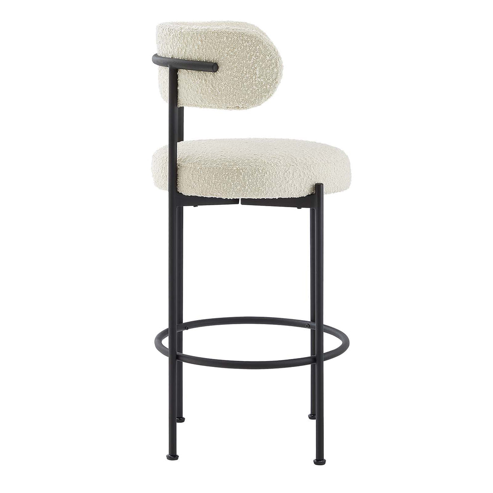 Albie Boucle Fabric Bar Stools - Set of 2 By Modway - EEI-6520 | Bar Stools | Modishstore - 10