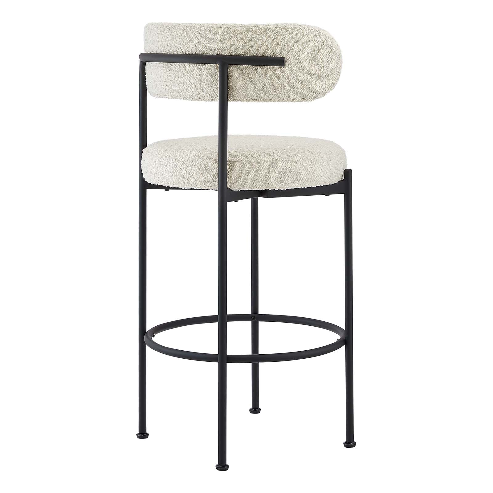 Albie Boucle Fabric Bar Stools - Set of 2 By Modway - EEI-6520 | Bar Stools | Modway - 11