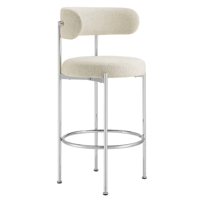 Albie Fabric Bar Stools - Set of 2 By Modway - EEI-6521 | Bar Stools | Modway